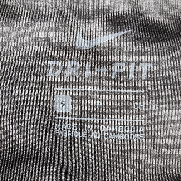 Nike Pants Womens S Black Dri-FIT Power Epic Lux Crop Leggings Drawstring Pocket - Picture 5 of 13
